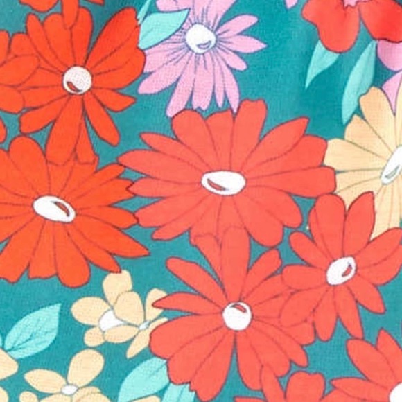 Carter's Kids' 4-piece Pajamas Set, Floral - Picture 5 of 6